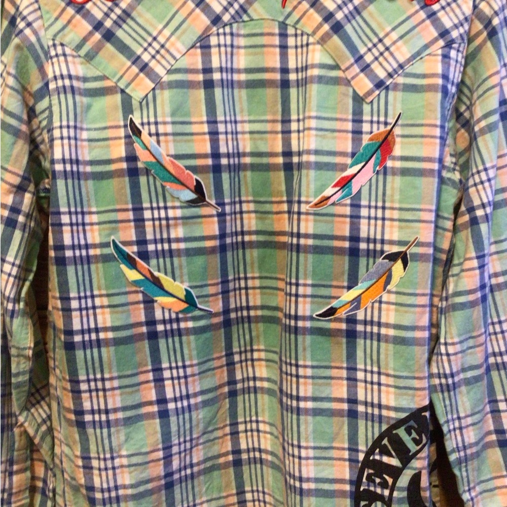 NEW! Custom Upcycled Boho Flannel